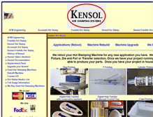 Tablet Screenshot of kensolhotstamp.com